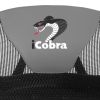 Кресло iCobra ткань - иск. кожа, черный - серый - 10