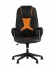 Кресло игровое TopChairs ST-CYBER 8 черный | оранжевый - 3