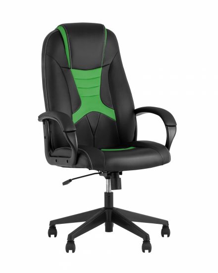Кресло игровое TopChairs ST-CYBER 8 черный | салатовый