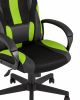 Кресло игровое TopChairs ST-CYBER 9 черный | зеленый - 2