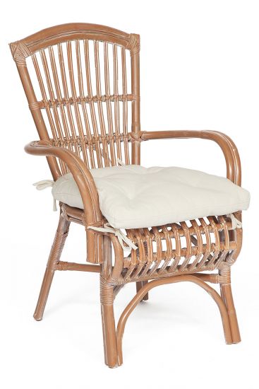 Кресло Secret De Maison Levy натуральный ротанг, 60х62х95см, натуральный-white wash