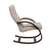 Кресло-качалка Leset Милано NEW, Орех текстура, Malmo 05 (бежевый) - 2
