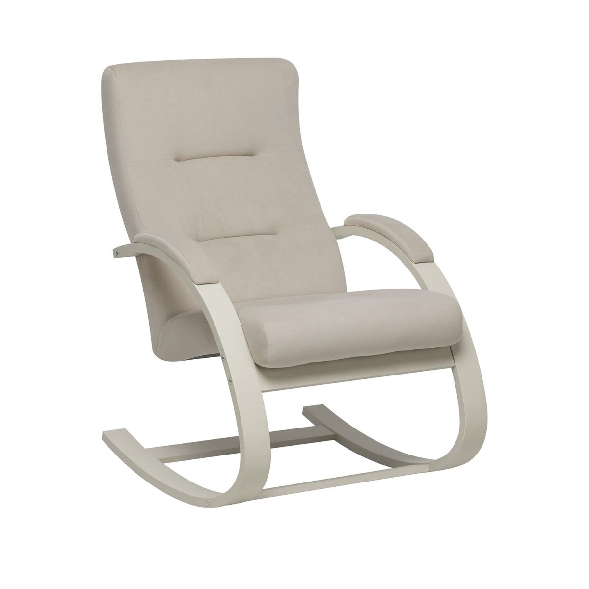 Кресло-качалка Leset Милано NEW, Слоновая кость, Bingo 02 (бежевый)