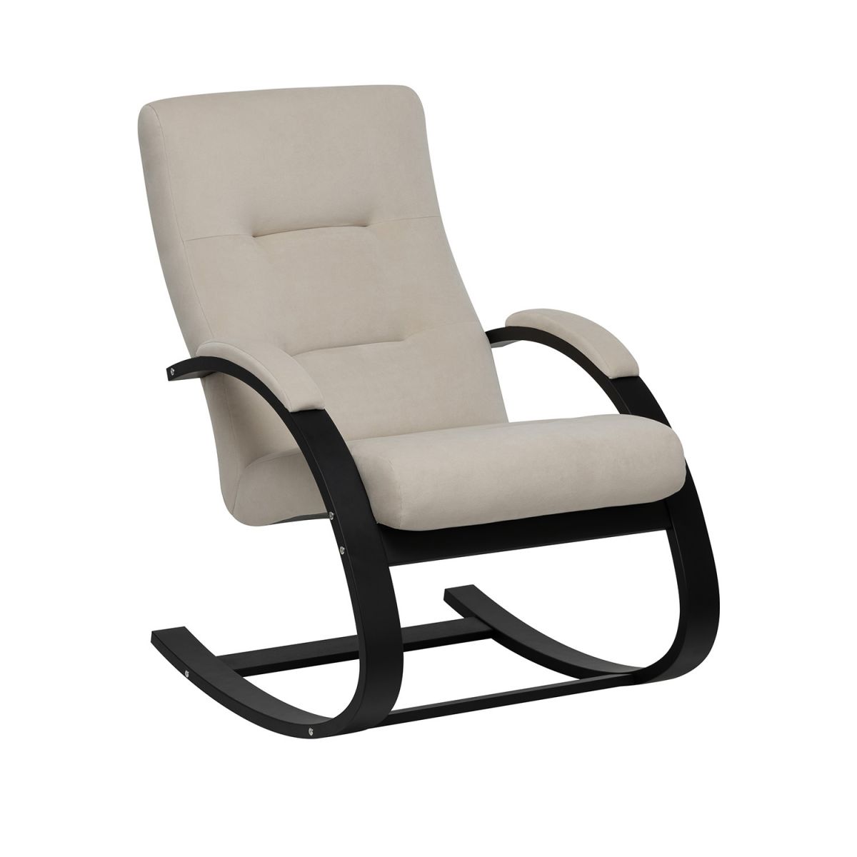 Кресло-качалка Leset Милано NEW, Венге, Bingo 02 (бежевый)