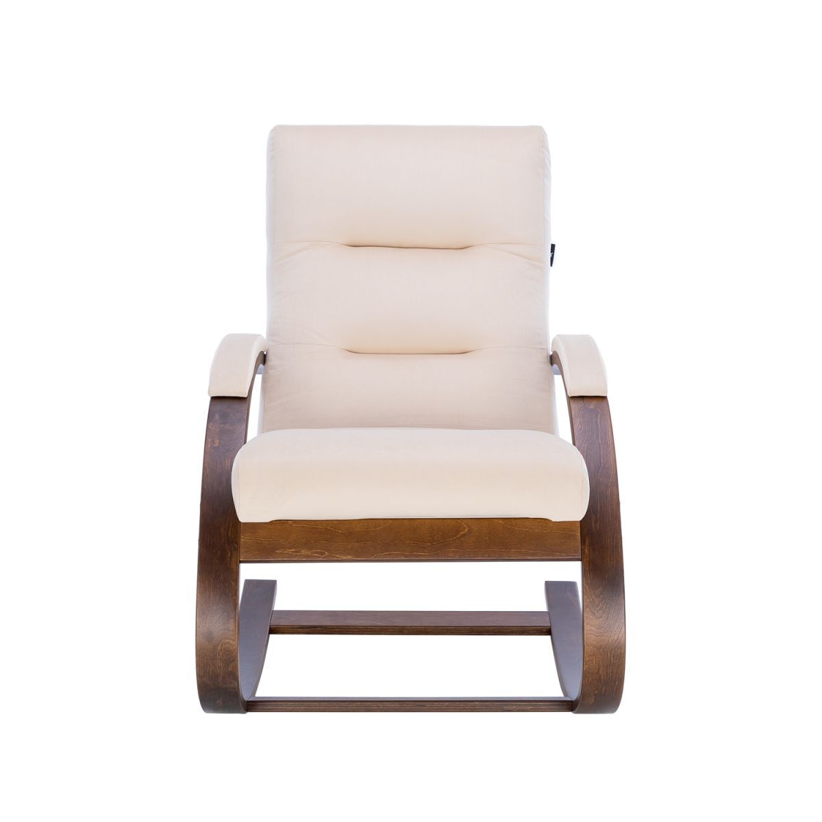 Кресло-качалка Leset Милано, Орех текстура, V18 бежевый