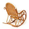 Кресло-качалка MILANO (разборная) - без подушки - ротанг top quality, 58x136x103 см, Cognac (коньяк) - 14