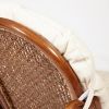 Кресло-качалка MILANO (разборная) - без подушки - ротанг top quality, 58x136x103 см, Pecan (орех) - 11