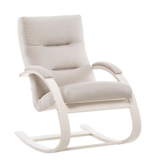 Кресло-качалка Милано (Слоновая кость-ткань Малмо 05)