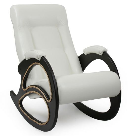 Кресло-качалка мод_4 (Манго-002-Венге) Белый