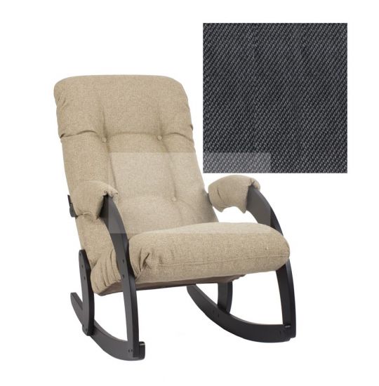 Кресло-качалка Модель 67 (Antazite grey-венге)