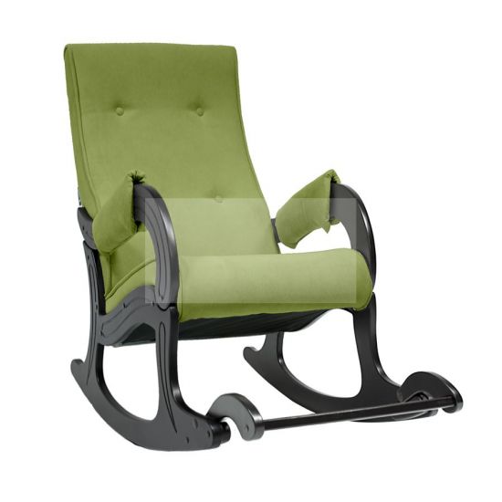 Кресло-качалка Модель 707 (Verona Apple green-венге)