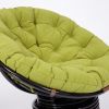 Кресло-качалка PAPASAN-ПАПАСАН w 23-01 B -с подушкой- 115х78х104 см, Antique brown (античный черно-к - 8