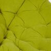 Кресло-качалка PAPASAN-ПАПАСАН w 23-01 B -с подушкой- 115х78х104 см, Pecan (орех), флок Олива, 23 - 10