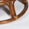 Кресло-качалка PAPASAN-ПАПАСАН w 23-01 B -с подушкой- 115х78х104 см, Pecan (орех), ткань Оранжевый, - 2