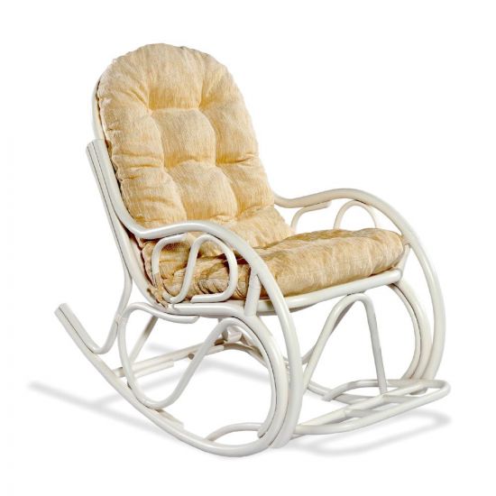 Кресло-качалка с подножкой, 05-17 W (белый)