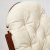 Кресло-качалка VIENNA (разборная) - без подушки - ротанг top quality, 58x133x102 см, Pecan (орех) - 14
