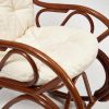 Кресло-качалка VIENNA (разборная) - без подушки - ротанг top quality, 58x133x102 см, Pecan (орех) - 15