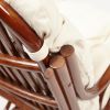Кресло-качалка VIENNA (разборная) - без подушки - ротанг top quality, 58x133x102 см, Pecan (орех) - 1