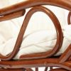 Кресло-качалка VIENNA (разборная) - без подушки - ротанг top quality, 58x133x102 см, Pecan (орех) - 5