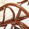 Кресло-качалка VIENNA (разборная) - без подушки - ротанг top quality, 58x133x102 см, Pecan (орех) - 6