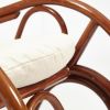 Кресло-качалка VIENNA (разборная) - без подушки - ротанг top quality, 58x133x102 см, Pecan (орех) - 7