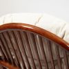 Кресло-качалка VIENNA (разборная) - без подушки - ротанг top quality, 58x133x102 см, Pecan (орех) - 9