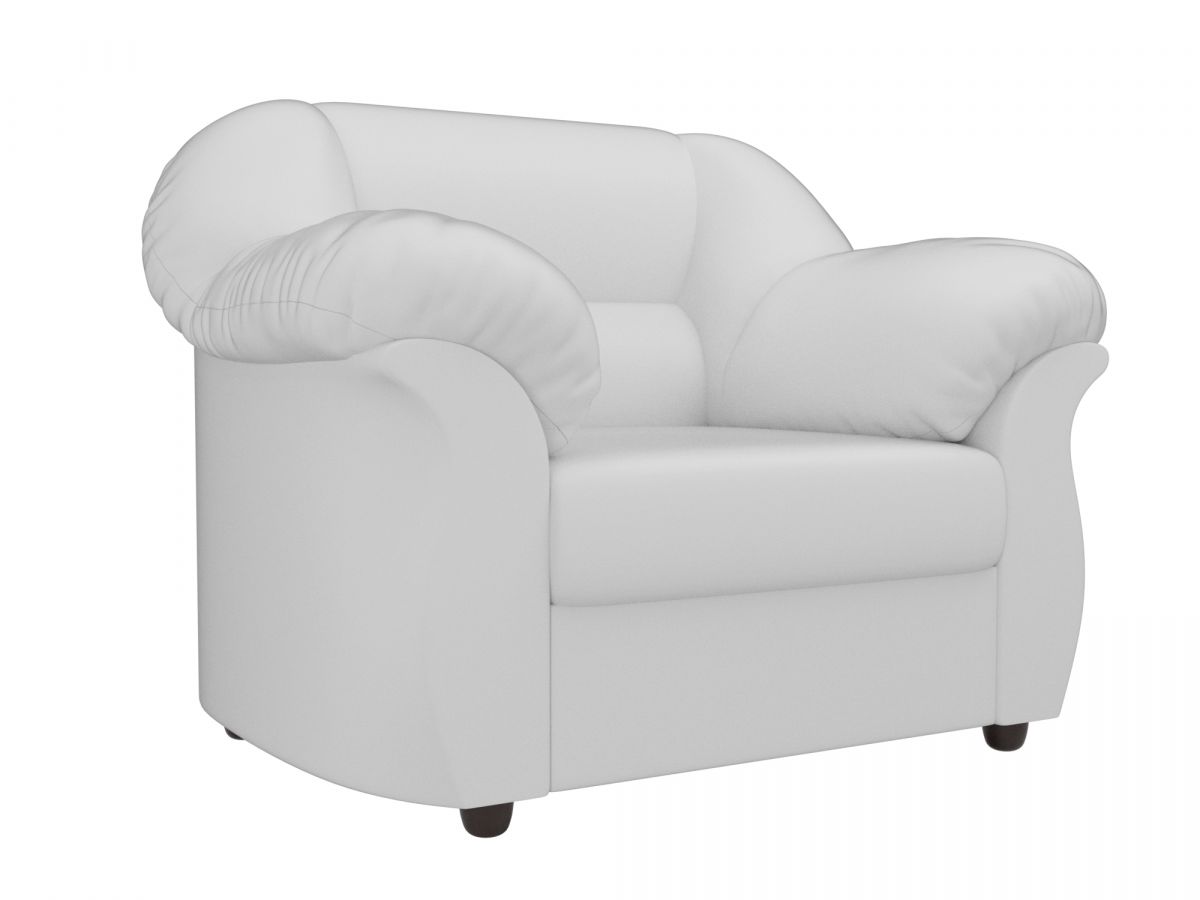 105849 Кресло Карнелла | экокожа | белый