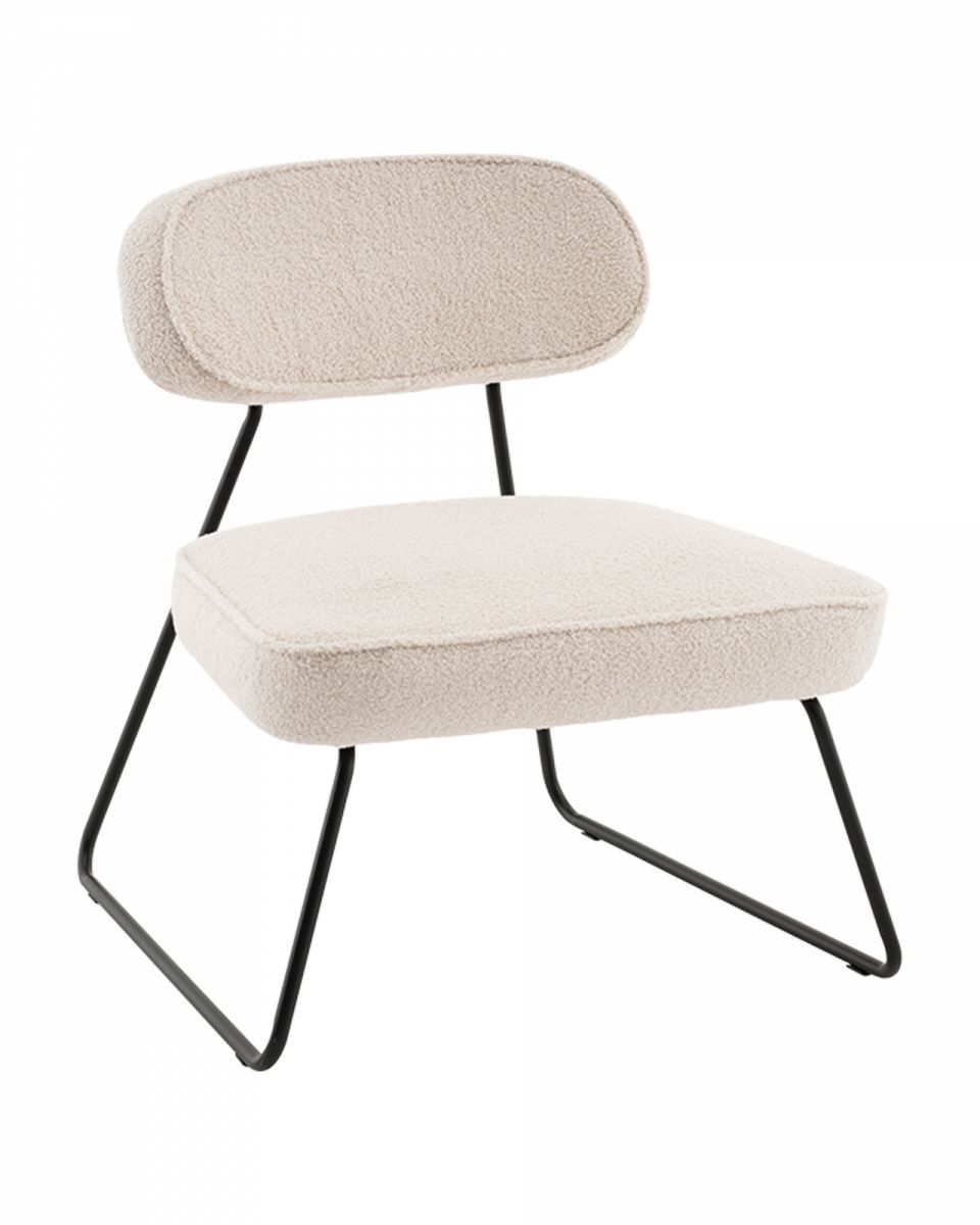 Кресло Kate new ткань букле бежевый