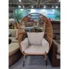 Кресло-кокон на ножках AFM-815B Beige - 2