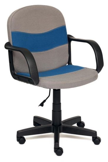 Кресло BAGGI ткань, серый-синий, С27-С24