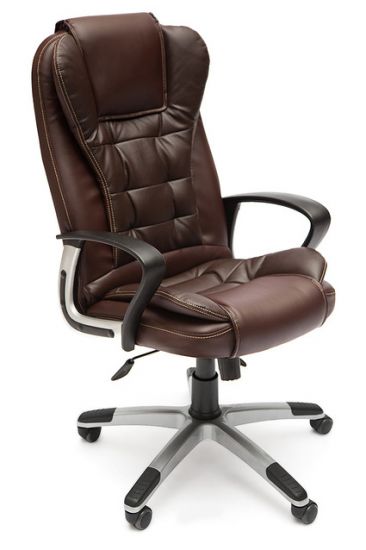 Кресло BARON кож-зам, коричневый-коричневый перфорированный, 2 TONE-2 TONE -06