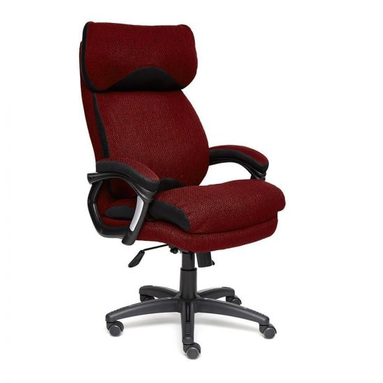 Кресло DUKE ткань, бордо-черный, М-11-11