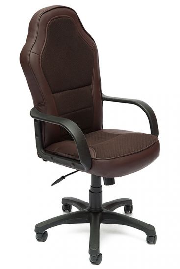 Кресло KAPPA кож-зам-ткань, коричневый, 36-36-08