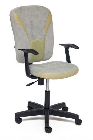 Кресло OSTIN ткань, серый-фисташковый, Мираж грей-TW-25