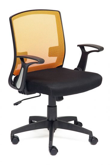 Кресло Scout ткань, черный-оранжевый