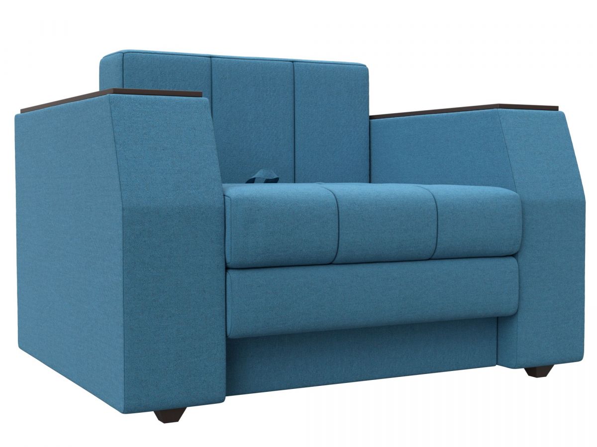 125668 Кресло-кровать Атлантида | рогожка | амур голубой