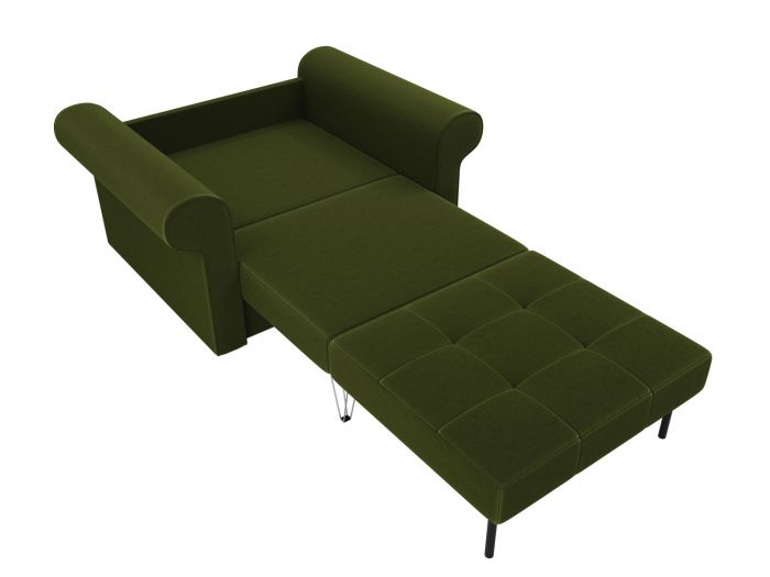 101283 Кресло-кровать Берли | Микровельвет | Зеленый