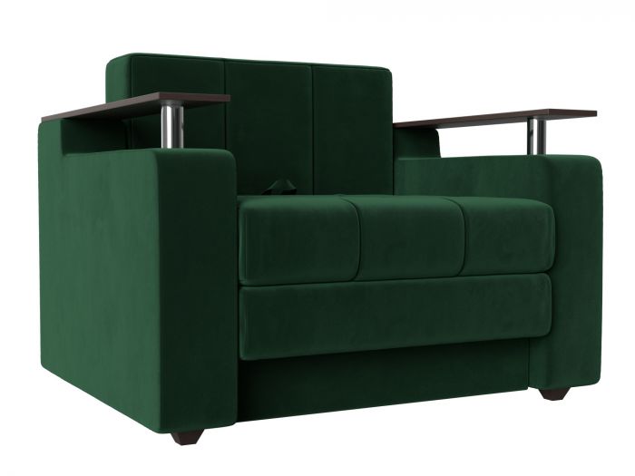 120480 Кресло-кровать Мираж | Велюр | Зеленый