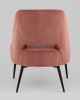 Кресло лаунж Бостон велюр рельефный коралловый - 5