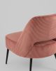 Кресло лаунж Бостон велюр рельефный коралловый - 7