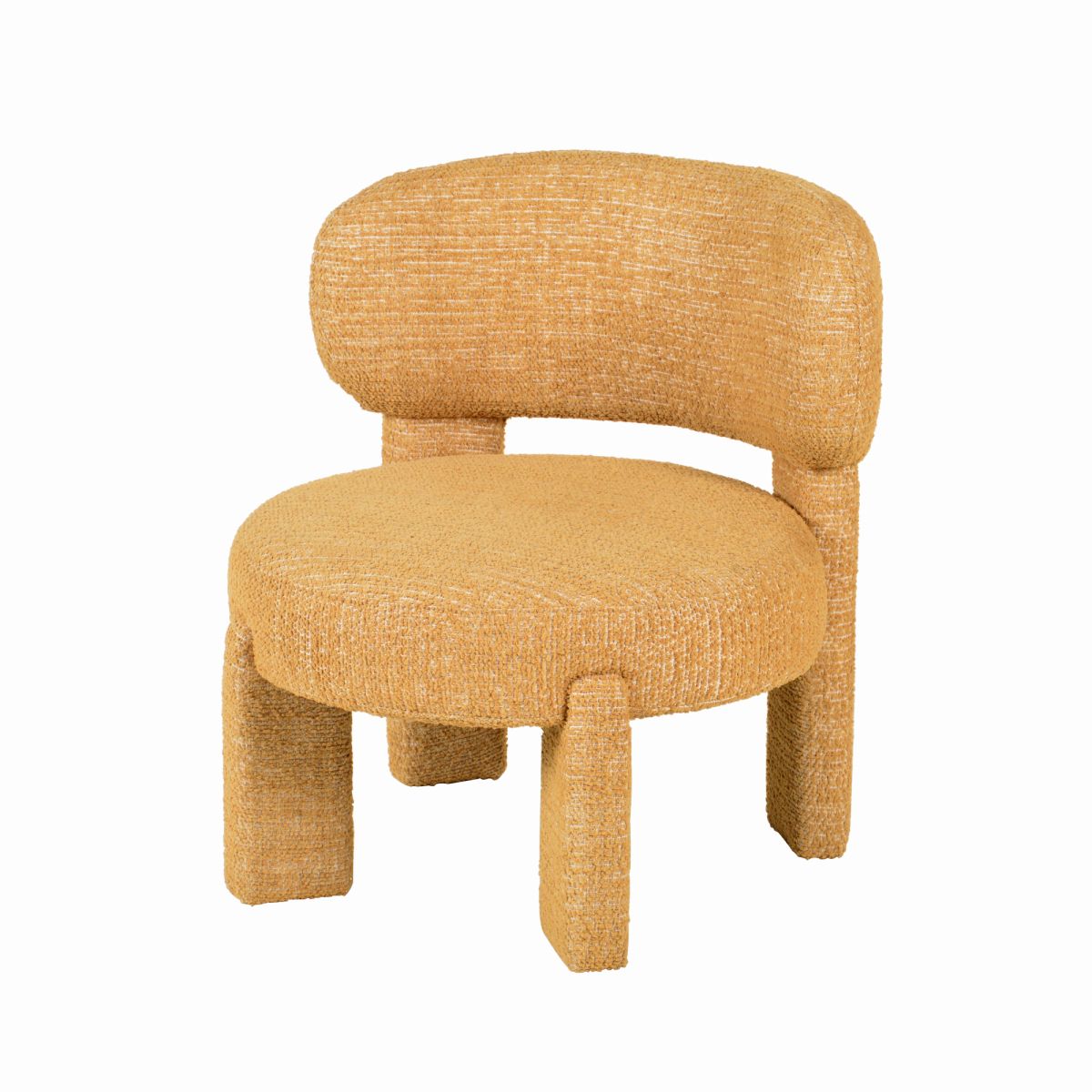 Кресло лаунж Fani горчичный