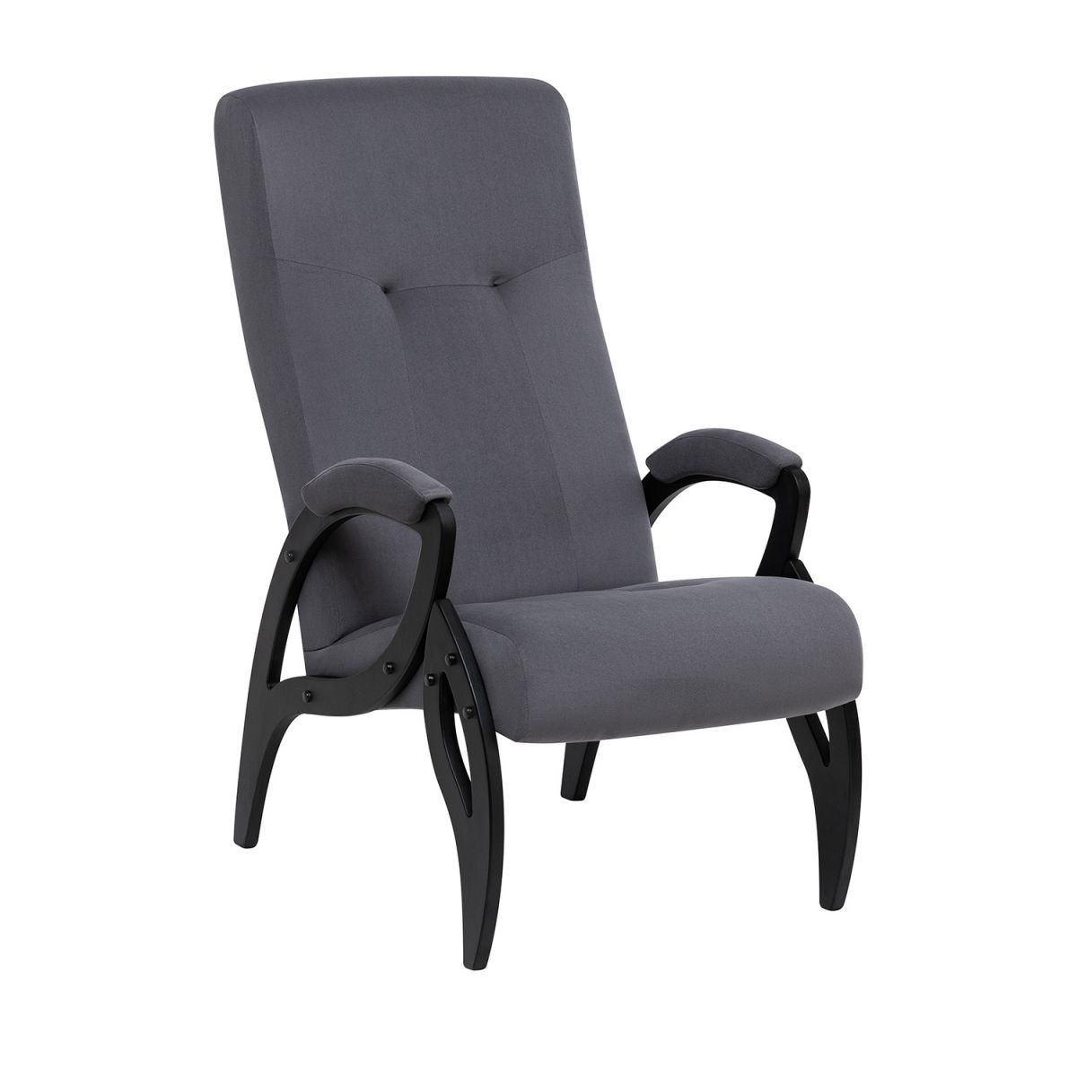 Кресло Leset Элегант Венге, V32 серый