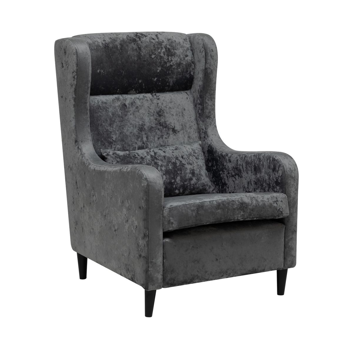 Кресло Leset Хилтон Crash LUX 15 (антрацит), Венге