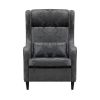 Кресло Leset Хилтон Crash LUX 15 (антрацит), Венге - 2