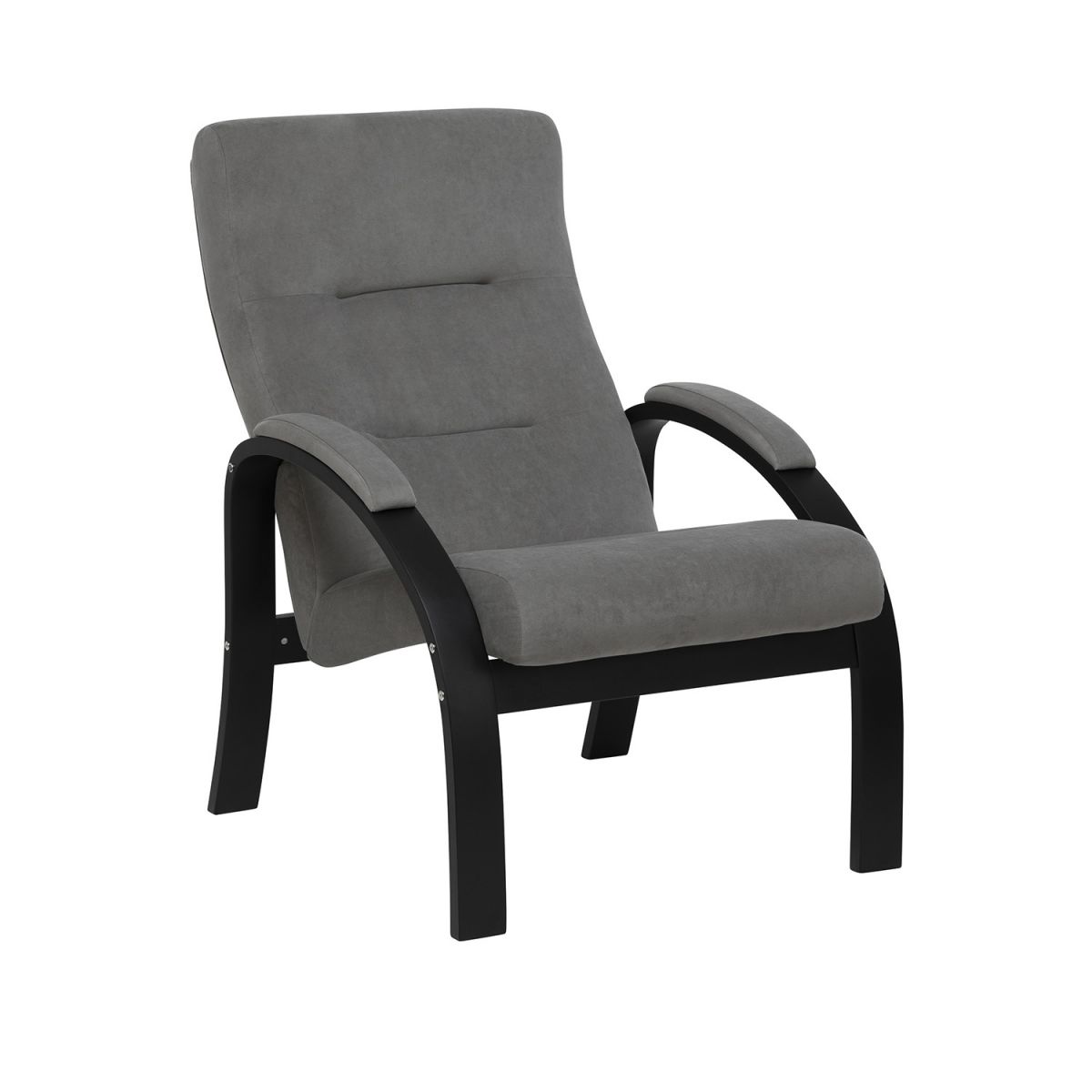 Кресло Leset Лион NEW, Венге, Bingo 20 (мышиный)