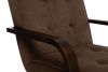 Кресло Leset Модена NEW, Орех текстура, Bingo 07 (коричневый), кант Bingo 07 (коричневый) - 6