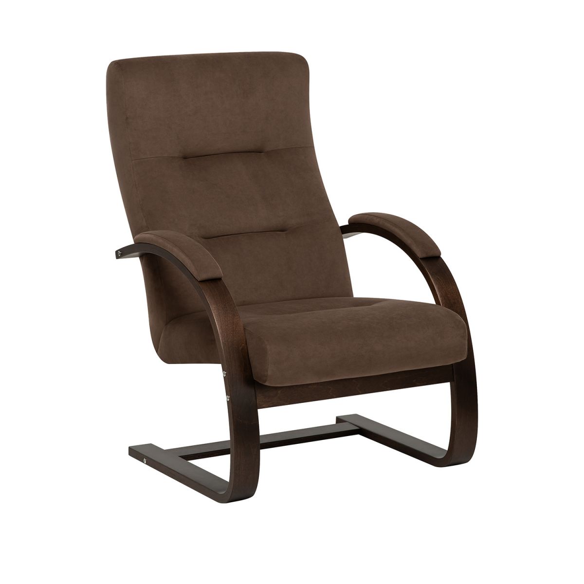 Кресло Leset Монэ NEW, Орех текстура, Bingo 07 (коричневый)