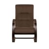 Кресло Leset Монэ NEW, Орех текстура, Bingo 07 (коричневый) - 2