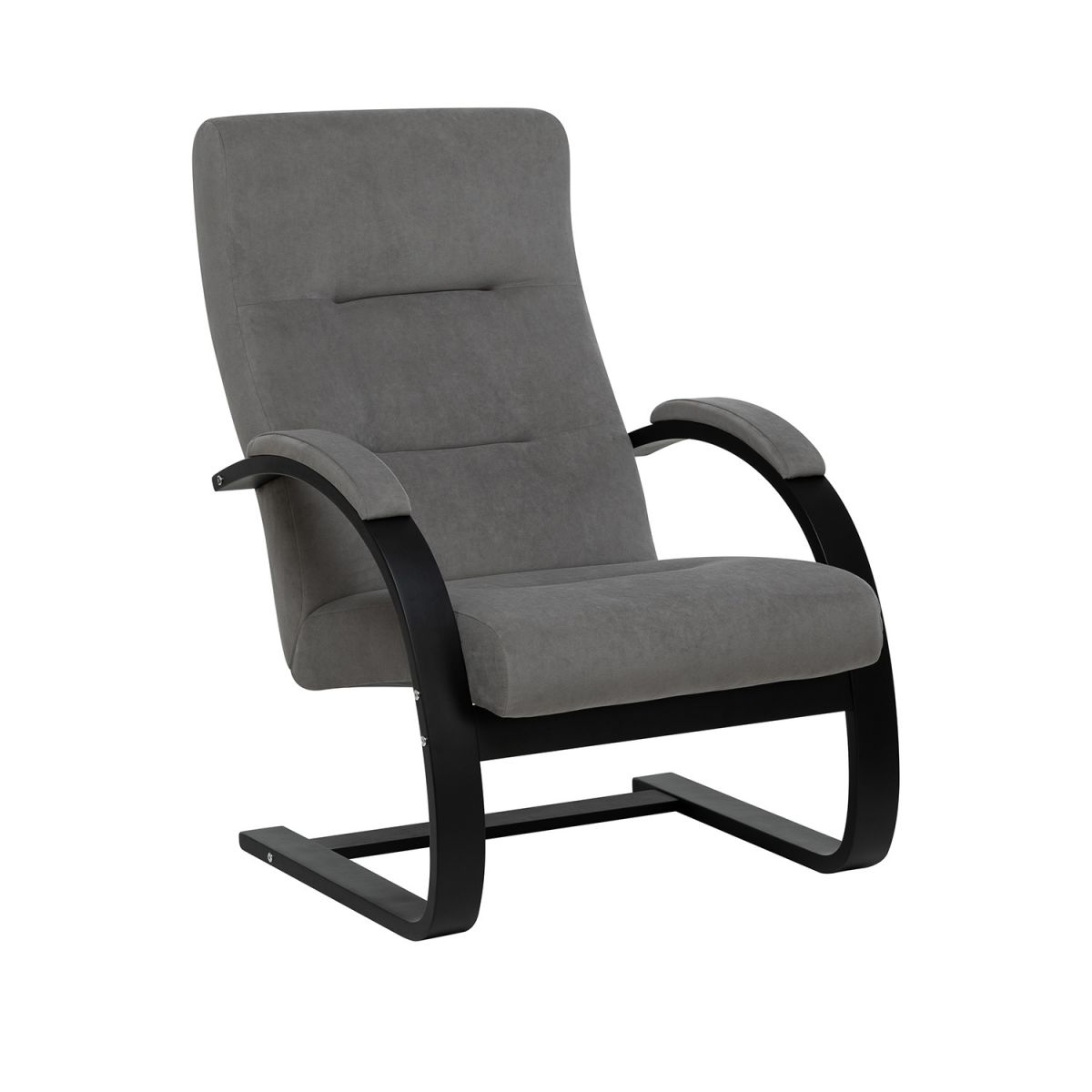 Кресло Leset Монэ NEW, Венге, Bingo 20 (мышиный)