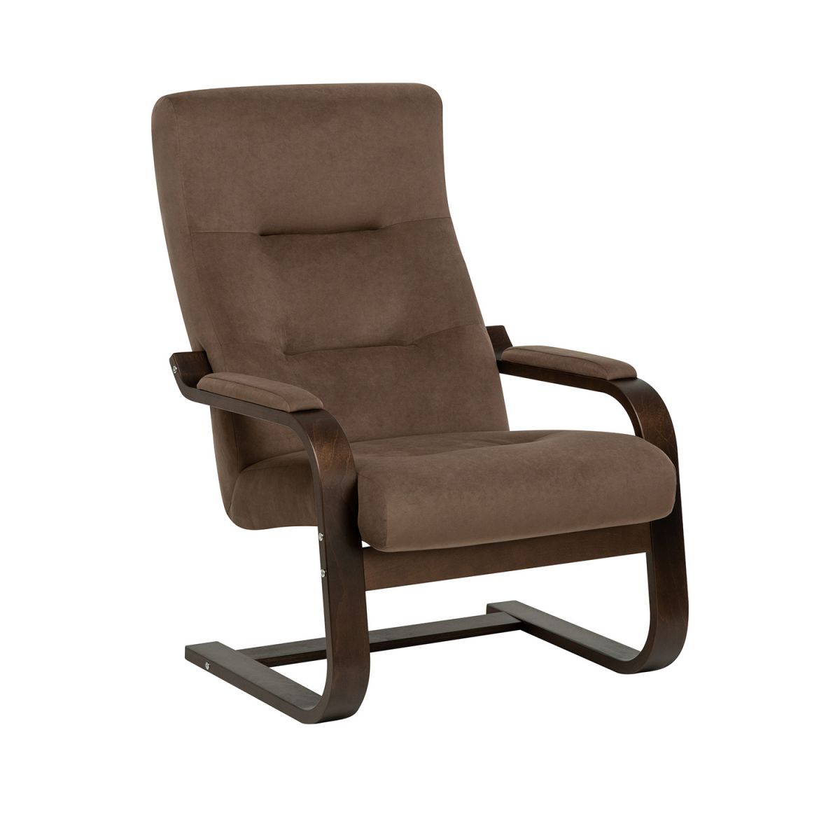 Кресло Leset Оскар NEW, Орех текстура, Bingo 07 (коричневый)